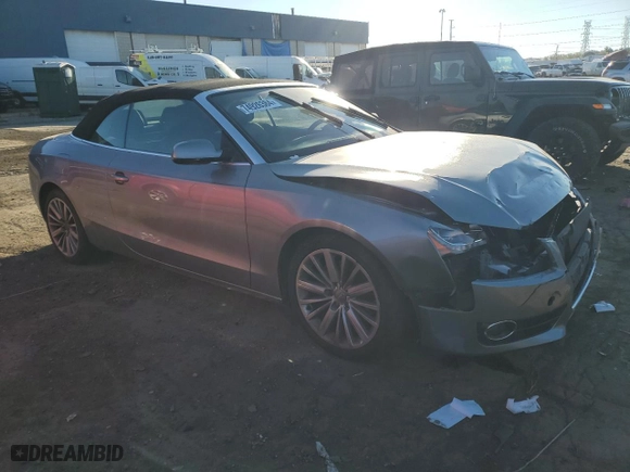 2010 Audi A5 Premium Plus with VIN WAULFAFH9AN017671, listed as a Copart auction lot 74926384 with 51,237 mi miles and Clean Title. Bid and sale history available at carsss.com. Image 4.