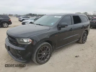 2015 Dodge Durango R/T with VIN 1C4SDJCTXFC245873, listed as a Copart auction lot 45846615 with 155,982 mi miles and Salvage title. Bid and sale history available at DreamBid. Image 1.
