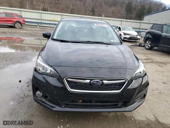 2019 Subaru Impreza Premium with VIN 4S3GKAD69K3605360, listed as a Copart auction lot 86604804 with 123,075 mi miles and Salvage Title. Bid and sale history available at carsss.com. Image 5.