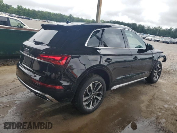 2022 Audi Q5 S line Premium z VIN WA1GAAFY1N2106221, wystawiony jako Copart lot #58336755 z przebiegiem 26 008 mil mil oraz Szkoda całkowita • Salvage title. Historia ofert i sprzedaży dostępna na DreamBid. Obrazek 3.