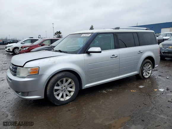 2012 Ford Flex SEL with VIN 2FMGK5CC4CBD16382, listed as a Copart auction lot 46745395 with 269,621 mi miles and Salvage Title. Bid and sale history available at carsss.com. Image 1.