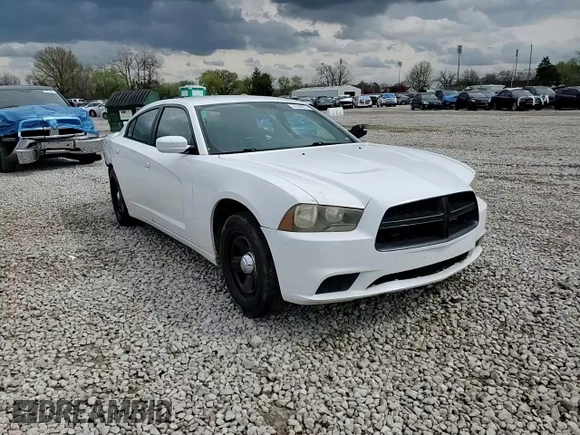 2014 Dodge Charger Police with VIN 2C3CDXAG6EH108362, listed as a Copart auction lot 53784575 with 89,815 mi miles and Salvage Title. Bid and sale history available at DreamBid. Image 13.