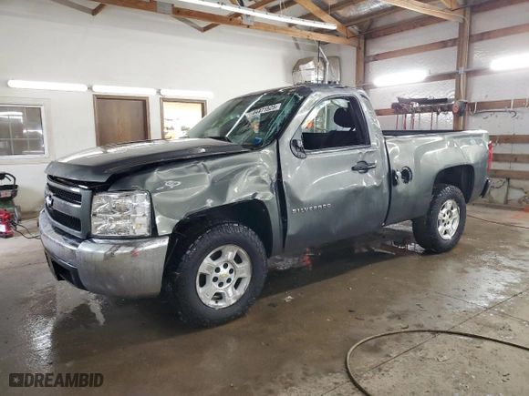 2011 Chevrolet Silverado 1500 Work Truck with VIN 1GCNCPEX4BZ156097, listed as a Copart auction lot 44471525 with 154,755 mi miles and Salvage Title. Bid and sale history available at carsss.com. Image 1.