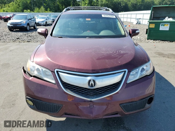 2014 Acura RDX with VIN 5J8TB4H36EL000170, listed as a Copart auction lot 65952204 with 190,310 mi miles and Salvage title. Bid and sale history available at DreamBid. Image 5.