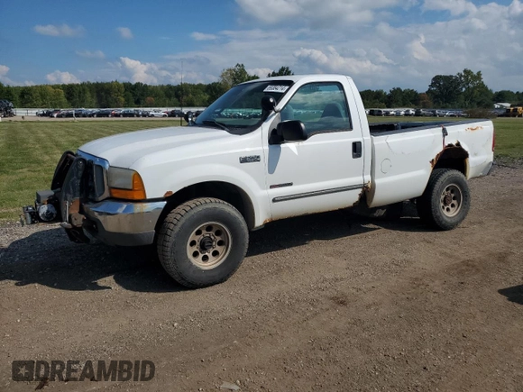 1999 Ford Super Duty F-250 XL with VIN 1FTNF21F8XED38956, listed as a Copart auction lot 69384214 with 143,127 mi miles and Salvage Title. Bid and sale history available at carsss.com. Image 1.