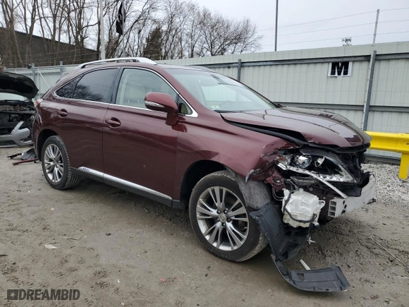 2013 Lexus RX 450h with VIN JTJBC1BAXD2448314, listed as a Copart auction lot 46805655 with 106,474 mi miles and Clean Title. Bid and sale history available at carsss.com. Image 4.