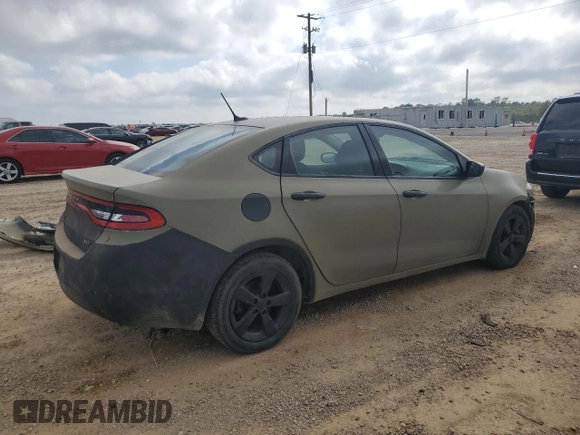 2015 Dodge Dart SXT with VIN 1C3CDFBB1FD315513, listed as a Copart auction lot 51361295 with 107,758 mi miles and Salvage Title. Bid and sale history available at DreamBid. Image 3.