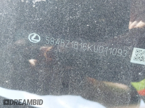 2019 Lexus ES 350 with VIN 58ABZ1B16KU011093, listed as a IAAI auction lot 41976778 with 66,294 mi miles and . Bid and sale history available at DreamBid. Image 9.