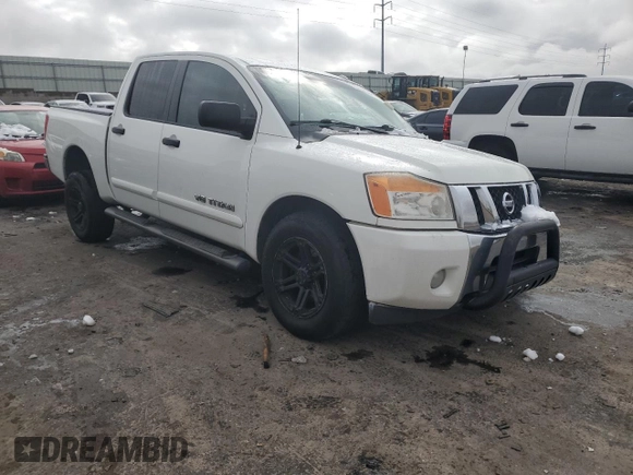 2013 Nissan Titan SV with VIN 1N6BA0EC7DN305798, listed as a Copart auction lot 80024134 with 276,659 mi miles and Salvage title. Bid and sale history available at DreamBid. Image 4.