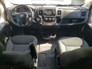 2017 Ram ProMaster Cargo with VIN 3C6TRVDGXHE544426, listed as a Copart auction lot 46569555 with 56,571 mi miles and Clean Title. Bid and sale history available at carsss.com. Image 8.