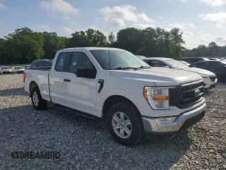 2021 Ford F-150 XL with VIN 1FTEX1CB2MKE72943, listed as a Copart auction lot 51618435 with 125,692 mi miles and Clean title. Bid and sale history available at DreamBid. Image 4.
