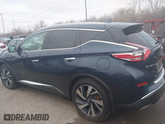 2017 Nissan Murano S with VIN 5N1AZ2MH5HN123437, listed as a IAAI auction lot 41805861 with 104,863 mi miles and . Bid and sale history available at DreamBid. Image 14.