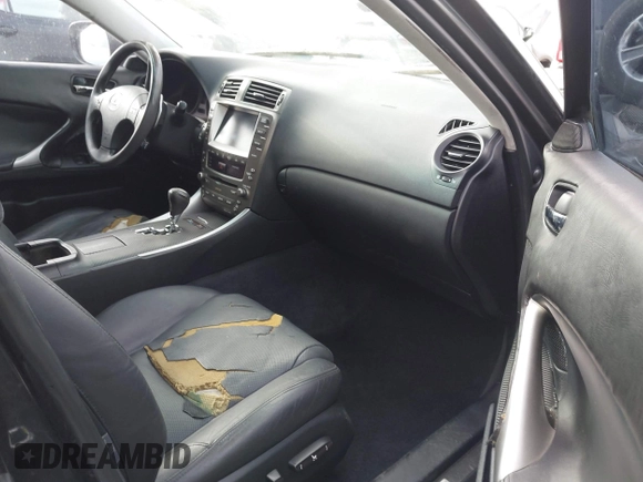 2007 Lexus IS 250 with VIN JTHBK262672025912, listed as a IAAI auction lot 42532981 with 161,907 mi miles and . Bid and sale history available at DreamBid. Image 5.