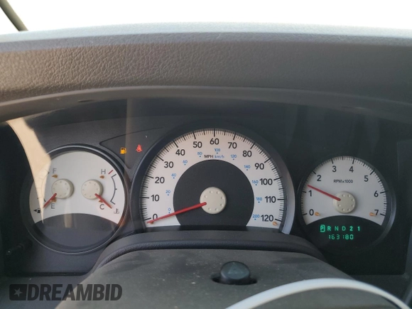 2007 Dodge Durango SXT with VIN 1D8HD38P07F556960, listed as a Copart auction lot 58940095 with 163,180 mi miles and Salvage title. Bid and sale history available at DreamBid. Image 9.