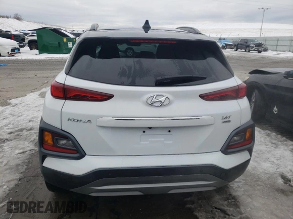 2020 Hyundai Kona Ultimate with VIN KM8K5CA51LU501400, listed as a Copart auction lot 37271133 with 49,482 mi miles and . Bid and sale history available at DreamBid. Image 6.