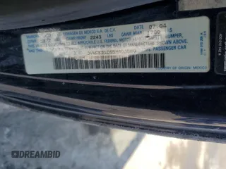 2005 Volkswagen New Beetle Coupe GLS with VIN 3VWCK31C65M403080, listed as a Copart auction lot 45346465 with 118,716 mi miles and Salvage Title. Bid and sale history available at carsss.com. Image 12.