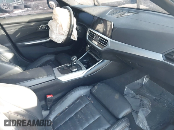2020 BMW 3 Series M340i with VIN WBA5U7C05LAF54356, listed as a IAAI auction lot 41223565 with Not Provided miles. Bid and sale history available at carsss.com. Image 5.