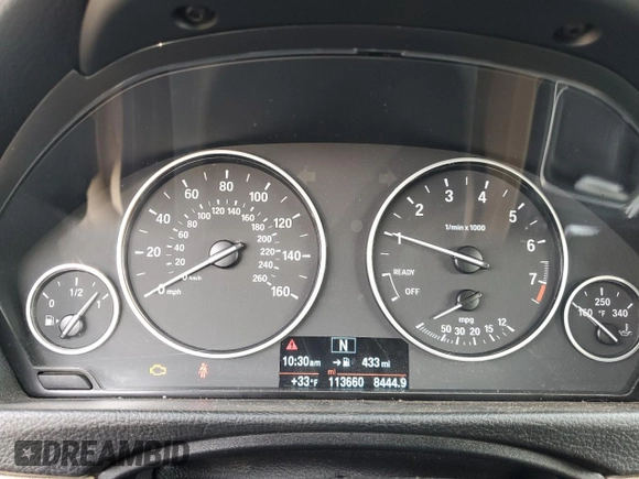 2014 BMW 3 Series 328i with VIN WBA3A5G51ENP28443, listed as a Copart auction lot 42059635 with 113,660 mi miles and Salvage Title. Bid and sale history available at carsss.com. Image 9.