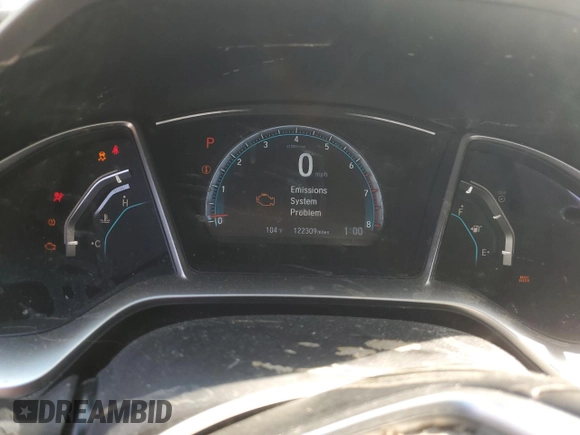 2016 Honda Civic EX-L with VIN 19XFC1F79GE204714, listed as a Copart auction lot 53377405 with 122,309 mi miles and Salvage title. Bid and sale history available at DreamBid. Image 9.