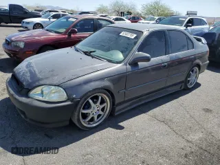 1998 Honda Civic LX with VIN 2HGEJ6673WH515915, listed as a Copart auction lot 52403795 with 224,174 mi miles and Salvage Title. Bid and sale history available at DreamBid. Image 1.