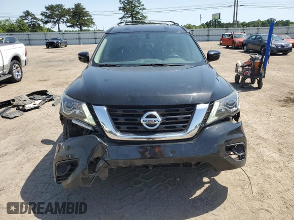 2020 Nissan Pathfinder S with VIN 5N1DR2AN3LC599553, listed as a Copart auction lot 57048435 with 71,541 mi miles and Salvage title. Bid and sale history available at DreamBid. Image 5.