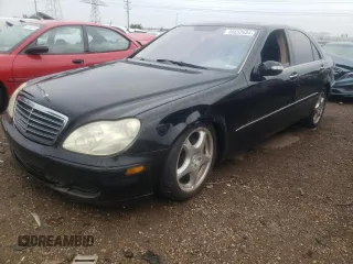2004 Mercedes-Benz S-Class with VIN WDBNG75J34A416313, listed as a Copart auction lot 60552654 with 0 mi miles and Clean Title. Bid and sale history available at carsss.com. Image 1.
