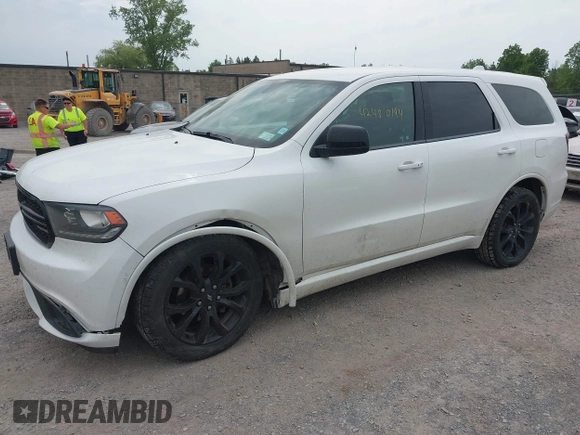 2019 Dodge Durango SXT Plus with VIN 1C4RDJAG0KC848670, listed as a IAAI auction lot 42480194 with 106,260 mi miles and . Bid and sale history available at DreamBid. Image 2.