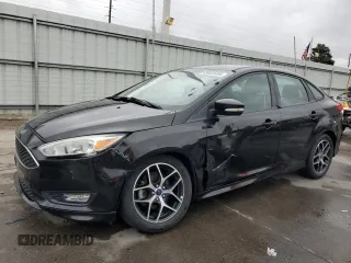 2015 Ford Focus SE with VIN 1FADP3F25FL306115, listed as a Copart auction lot 49833695 with 51,551 mi miles and Salvage Title. Bid and sale history available at carsss.com. Image 1.