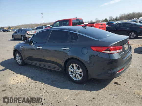 2016 Kia Optima LX with VIN 5XXGT4L39GG020694, listed as a Copart auction lot 47750655 with 120,698 mi miles and Salvage Title. Bid and sale history available at carsss.com. Image 2.