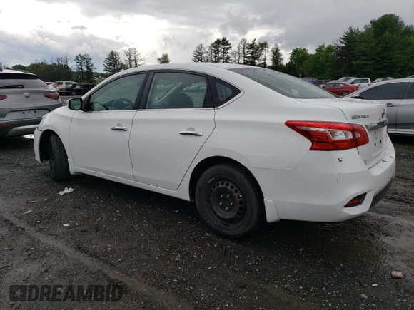 2017 Nissan Sentra S with VIN 3N1AB7AP4HY310918, listed as a Copart auction lot 56712545 with 142,360 mi miles and Salvage title. Bid and sale history available at DreamBid. Image 2.