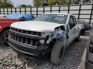 2019 Chevrolet Silverado 1500 Work Truck with VIN 1GCRYAEH6KZ276556, listed as a Copart auction lot 53028855 with 56,036 mi miles and Salvage Title. Bid and sale history available at carsss.com. Image 1.
