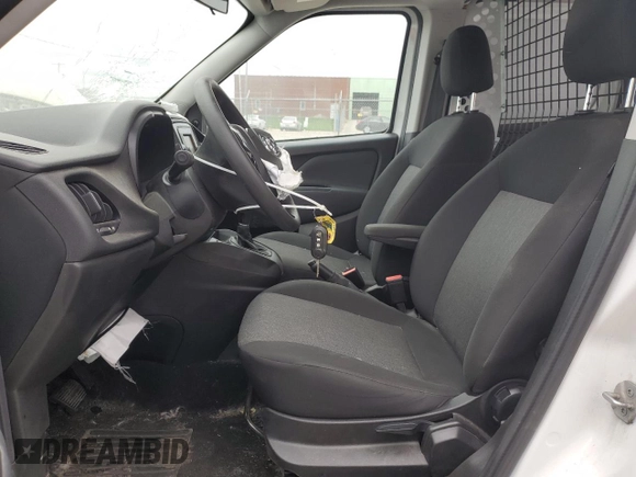2022 Ram ProMaster City Cargo Tradesman with VIN ZFBHRFAB8N6X44254, listed as a Copart auction lot 76061744 with 91,927 mi miles and Salvage Title. Bid and sale history available at DreamBid. Image 7.