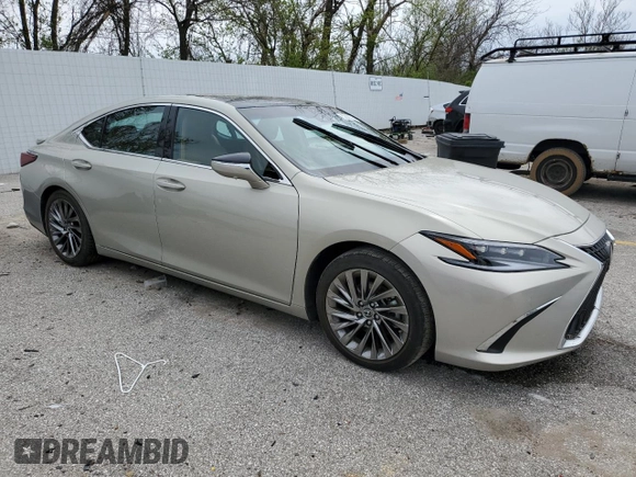 2024 Lexus ES 350 Ultra Luxury with VIN 58AFZ1B14RU161411, listed as a Copart auction lot 52399225 with 7,635 mi miles and Salvage title. Bid and sale history available at DreamBid. Image 4.