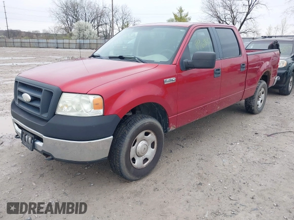 2008 Ford F-150 XL with VIN 1FTRW14WX8FB48756, listed as a IAAI auction lot 41969810 with 155,370 mi miles. Bid and sale history available at carsss.com. Image 2.