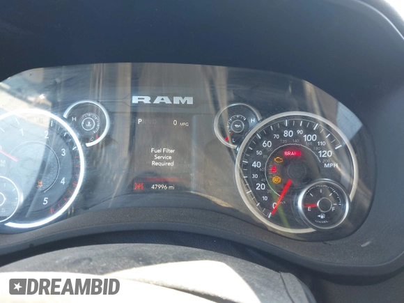 2019 Ram 2500 Big Horn with VIN 3C6UR5JL7KG626549, listed as a IAAI auction lot 42034609 with 47,996 mi miles. Bid and sale history available at carsss.com. Image 6.