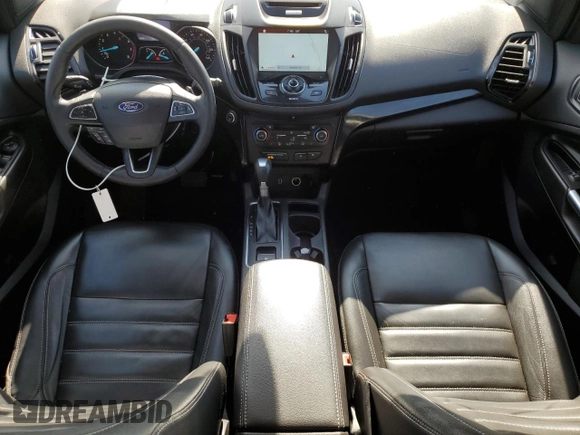 2017 Ford Escape Titanium with VIN 1FMCU9JD3HUD63223, listed as a Copart auction lot 53370004 with 128,666 mi miles and Non Repairable. Bid and sale history available at carsss.com. Image 8.