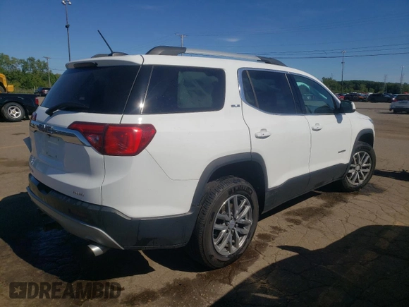 2018 GMC Acadia SLE with VIN 1GKKNSLSXJZ115984, listed as a Copart auction lot 69974024 with 105,100 mi miles and Clean title. Bid and sale history available at DreamBid. Image 3.