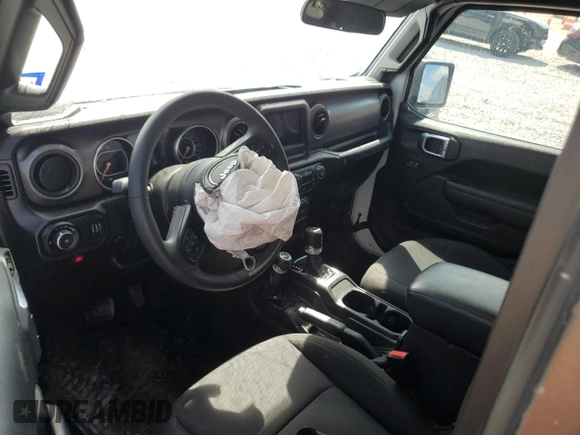 2023 Jeep Wrangler Sport с VIN 1C4HJXAG4PW598962, выставлен на аукционе Copart как лот 71889884 с пробегом 37 986 миль миль и Списание • Salvage title. История ставок и продаж доступна на DreamBid. Изображение 8.