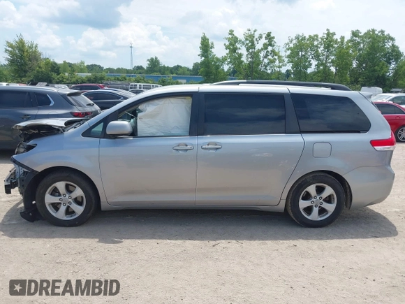 2011 Toyota Sienna LE AAS with VIN 5TDKK3DCXBS156328, listed as a IAAI auction lot 42721542 with 153,286 mi miles and . Bid and sale history available at DreamBid. Image 14.