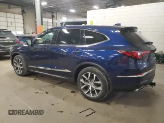 2022 Acura MDX w/Technology Package with VIN 5J8YE1H40NL050082, listed as a Copart auction lot 84597174 with 19,849 mi miles and Salvage Title. Bid and sale history available at carsss.com. Image 2.