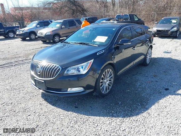 2014 Buick LaCrosse Premium II with VIN 1G4GF5G31EF159605, listed as a IAAI auction lot 41689238 with 178,678 mi miles. Bid and sale history available at carsss.com. Image 21.