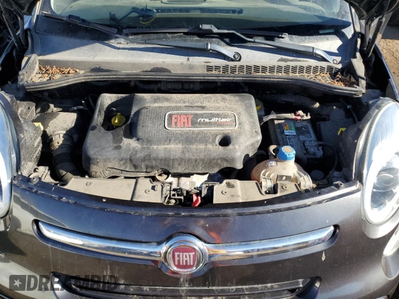 2017 FIAT 500L Pop with VIN ZFBCFAAH6HZ039885, listed as a Copart auction lot 80780824 with 60,315 mi miles and Salvage Title. Bid and sale history available at carsss.com. Image 12.