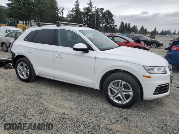 2018 Audi Q5 Premium Plus with VIN WA1BNAFY7J2182695, listed as a Copart auction lot 63840165 with 88,142 mi miles and Salvage title. Bid and sale history available at DreamBid. Image 4.