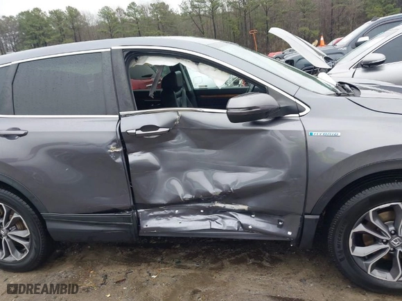 2020 Honda CR-V Hybrid EX-L with VIN 7FART6H8XLE011609, listed as a IAAI auction lot 41573897 with 95,966 mi miles. Bid and sale history available at carsss.com. Image 13.