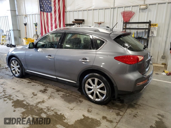 2017 Infiniti QX50 z VIN JN1BJ0RR2HM410930, wystawiony jako Copart lot #54907015 z przebiegiem 74 238 mil mil oraz Szkody całkowita. Historia ofert i sprzedaży dostępna na DreamBid. Obrazek 2.