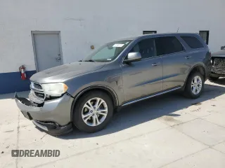 2011 Dodge Durango Express with VIN 1D4RE2GG9BC662980, listed as a Copart auction lot 52589105 with 166,227 mi miles and Salvage Title. Bid and sale history available at carsss.com. Image 1.
