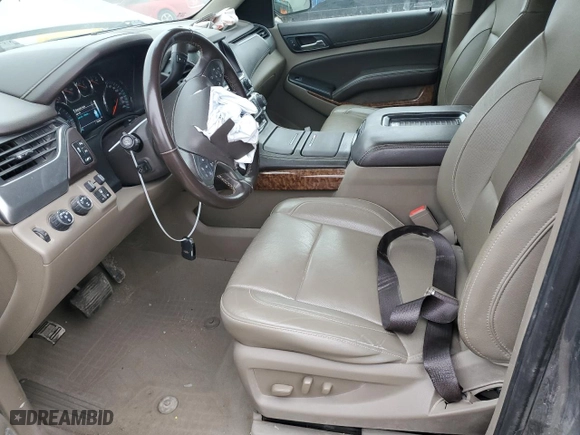 2020 Chevrolet Suburban Premier with VIN 1GNSKJKC8LR229551, listed as a Copart auction lot 43632235 with 109,020 mi miles and Salvage Title. Bid and sale history available at carsss.com. Image 7.