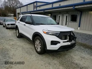 2021 Ford Explorer with VIN 1FMSK8BH6MGA24543, listed as a Copart auction lot 85352104 with 91,118 mi miles and Salvage Title. Bid and sale history available at carsss.com. Image 11.