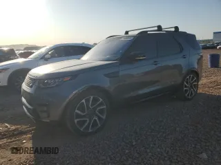 2017 Land Rover Discovery HSE Luxury with VIN SALRHBBV6HA046483, listed as a Copart auction lot 51866655 with 53,511 mi miles and Salvage Title. Bid and sale history available at carsss.com. Image 1.