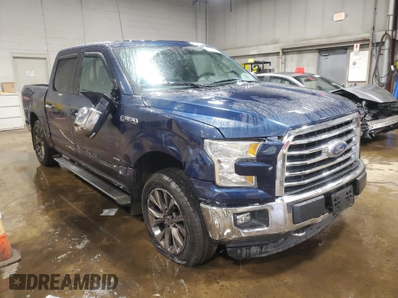 2015 Ford F-150 XLT with VIN 1FTEW1EP4FKD52429, listed as a Copart auction lot 60623615 with 173,605 mi miles and Salvage title. Bid and sale history available at DreamBid. Image 4.